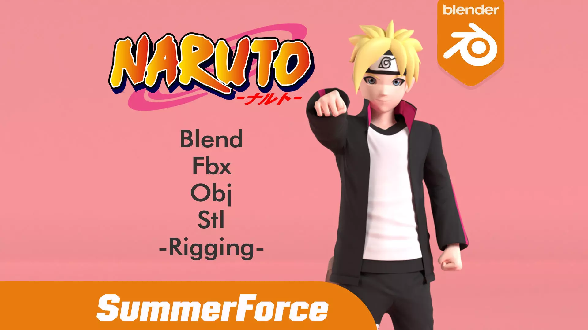 Boruto Uzumaki - Naruto Shippuden 3D model_0
