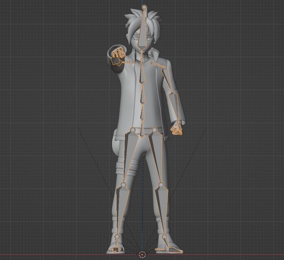 Boruto Uzumaki - Naruto Shippuden 3D model_12
