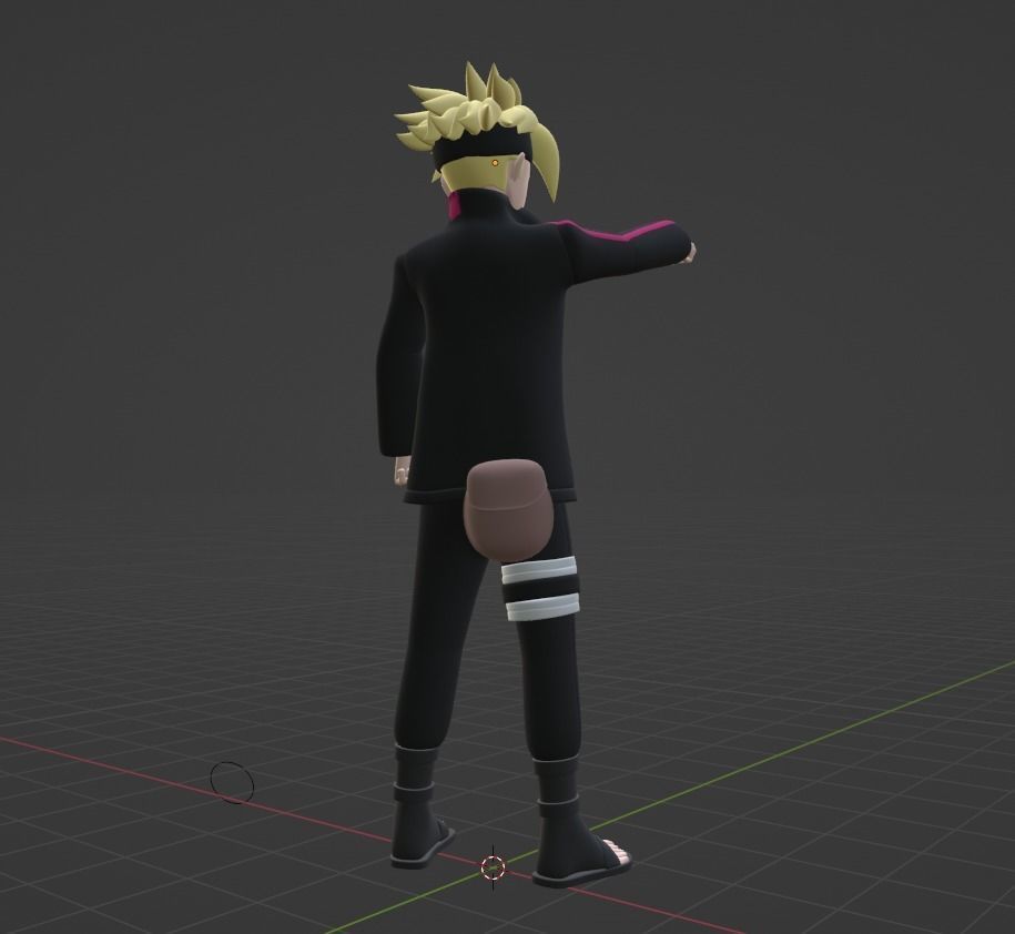 Boruto Uzumaki - Naruto Shippuden 3D model_5