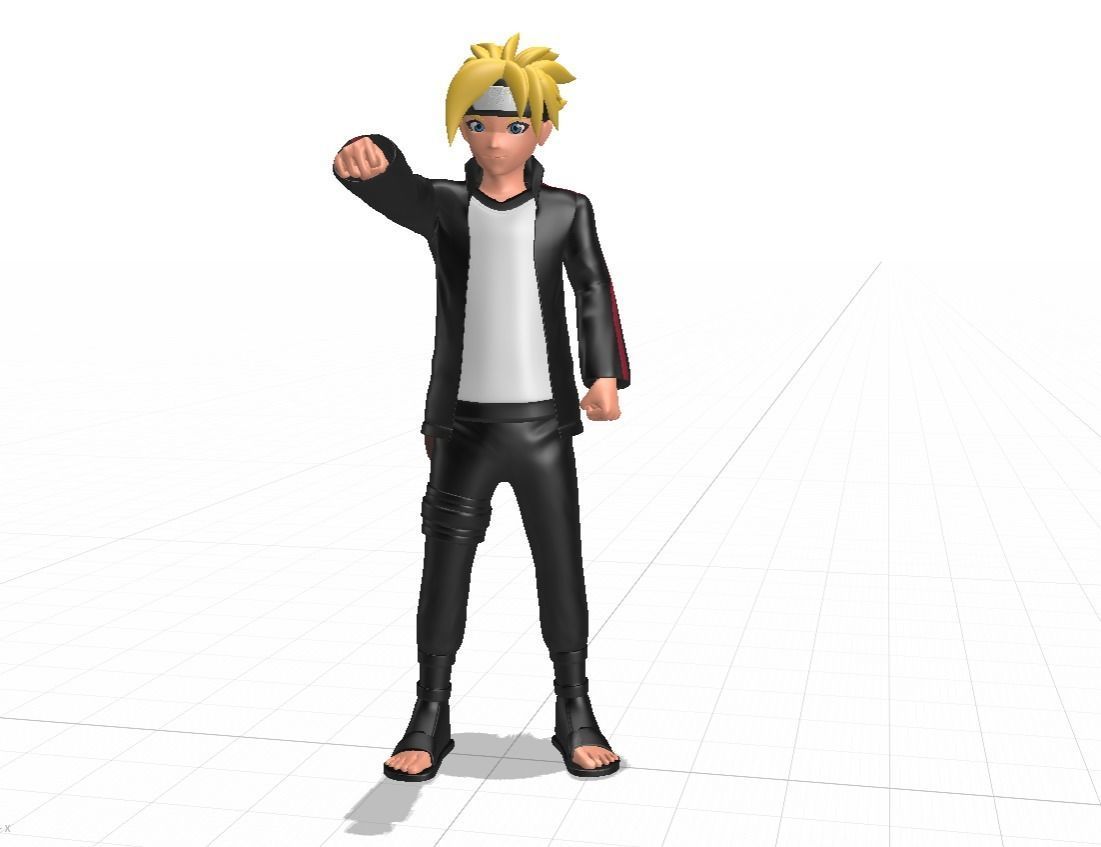 Boruto Uzumaki - Naruto Shippuden 3D model_15