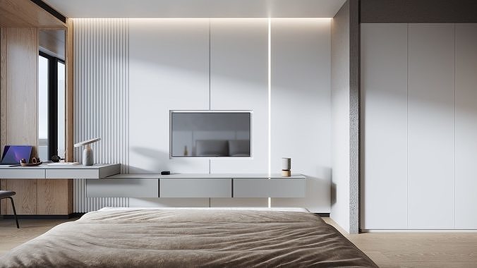 ProVis3D 031 - Hotel Room I 3D model 5