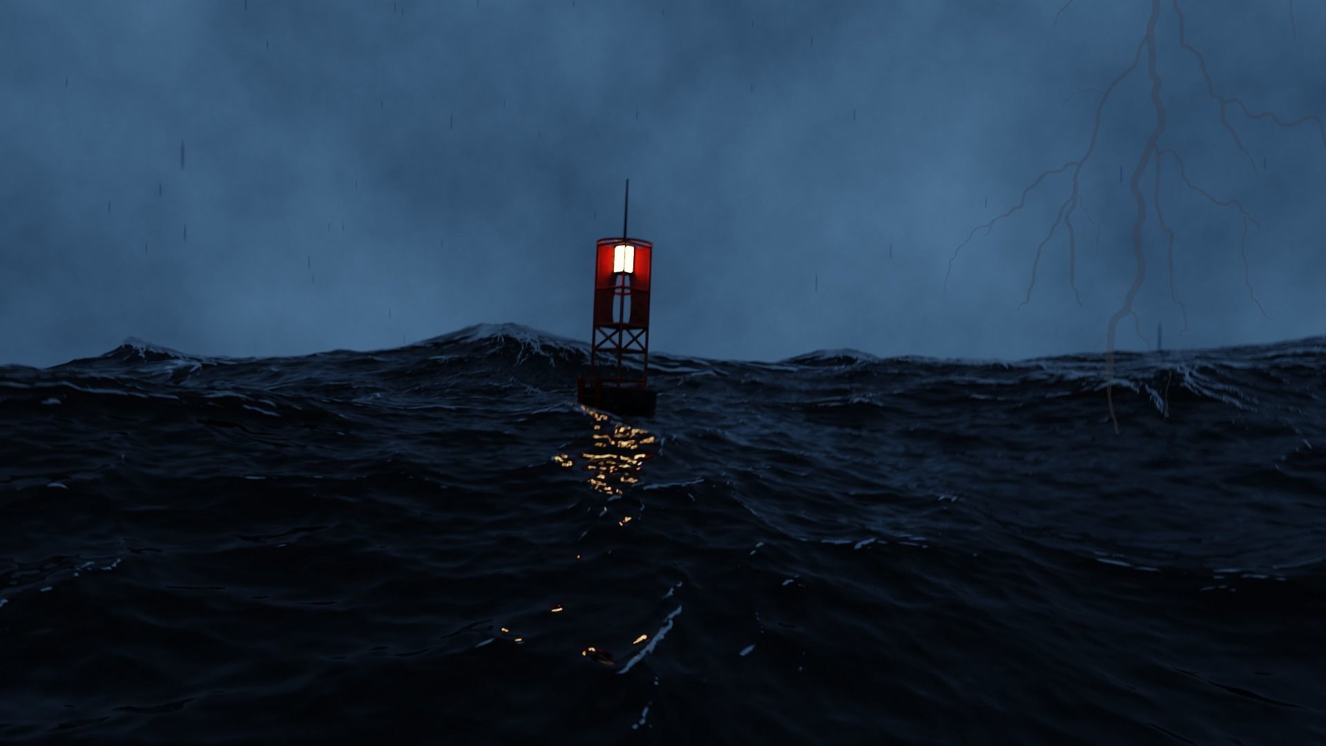 Mastering create a stormy ocean 3D model_2