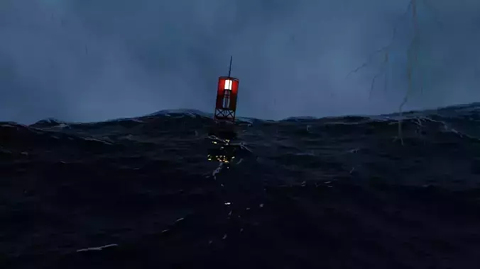 Mastering create a stormy ocean 3D model