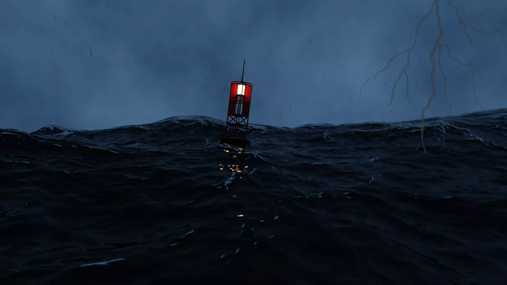 Mastering create a stormy ocean 3D model_0