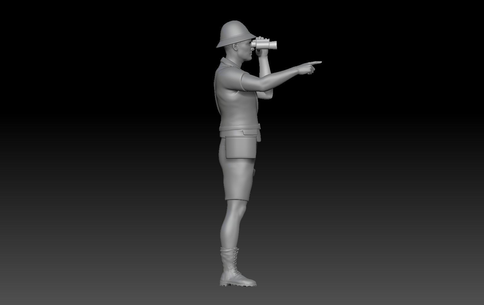 SAFARI MAN 1 3D print model_6