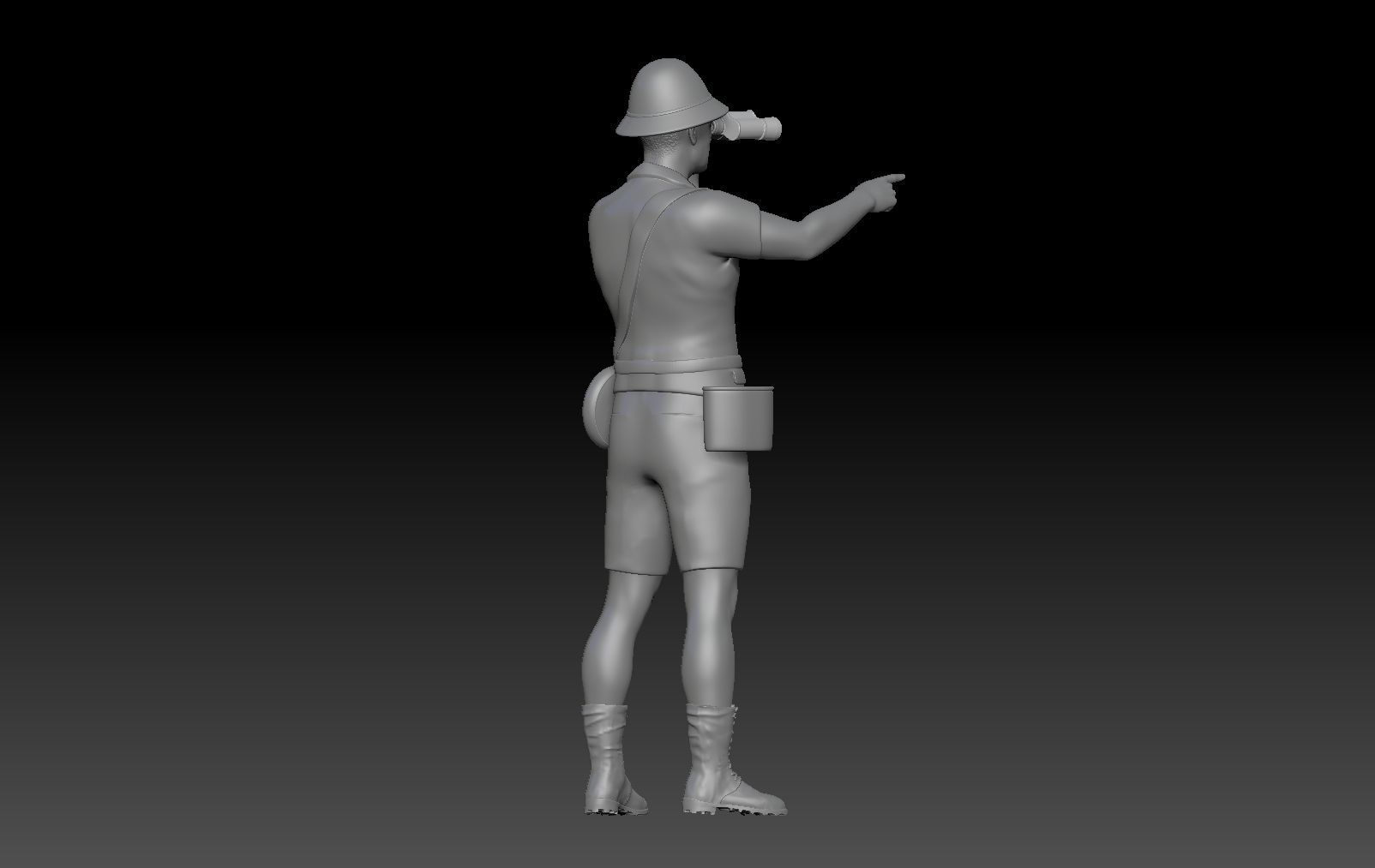 SAFARI MAN 1 3D print model_5