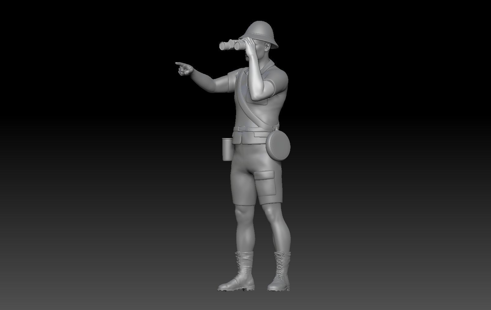 SAFARI MAN 1 3D print model_1