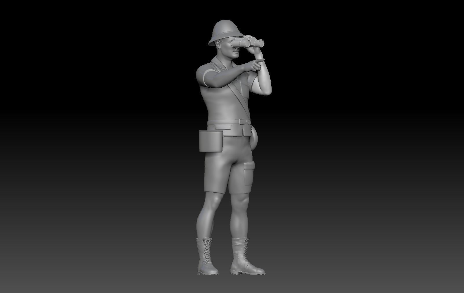 SAFARI MAN 1 3D print model_7