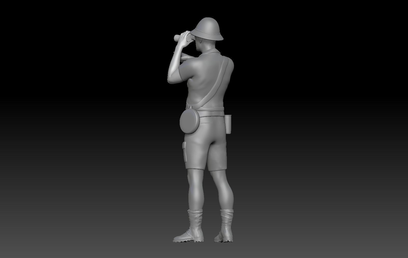 SAFARI MAN 1 3D print model_3