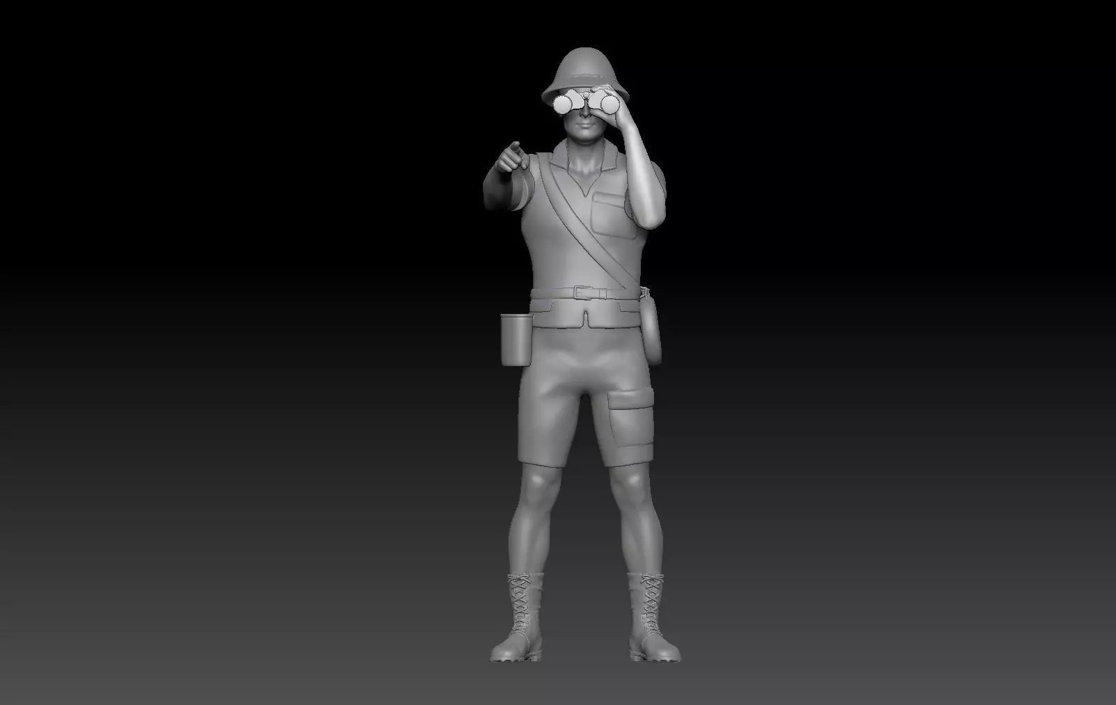 SAFARI MAN 1 3D print model_0