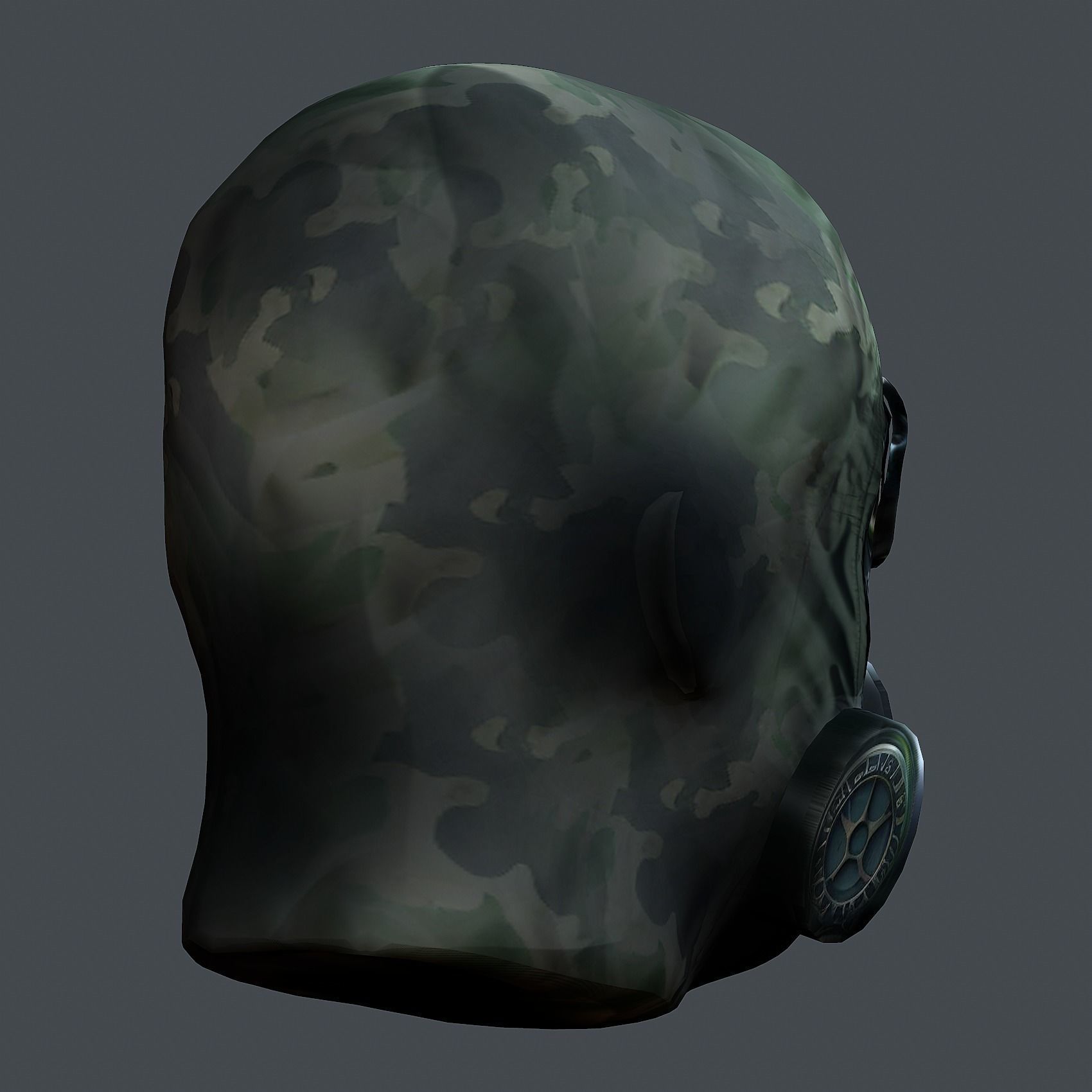 Helmet 3d model military combat Military Low-poly  Low-poly 3D model_6