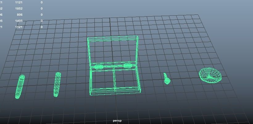 Cigar Set Low-poly 3D model_19