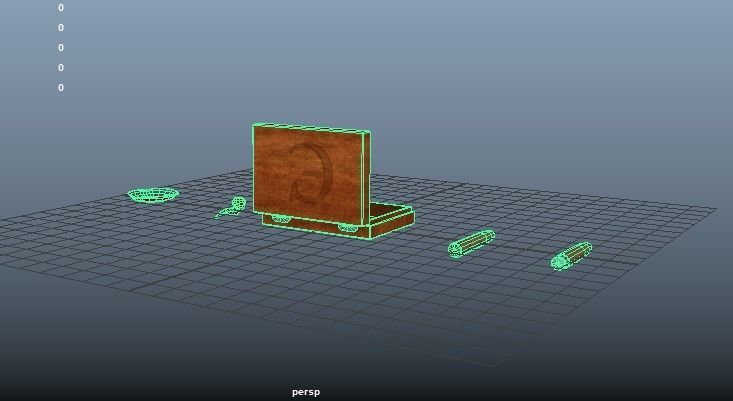 Cigar Set Low-poly 3D model_15