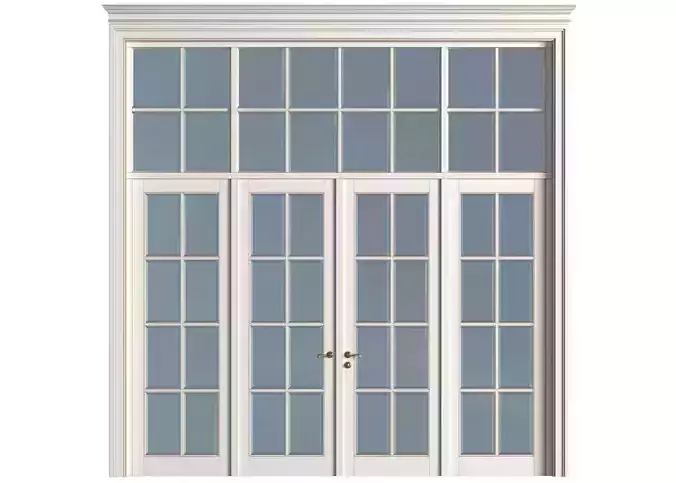 French Interior Door Partition in classic style