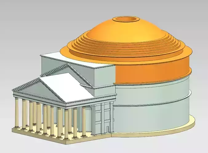Pantheon 3D print model