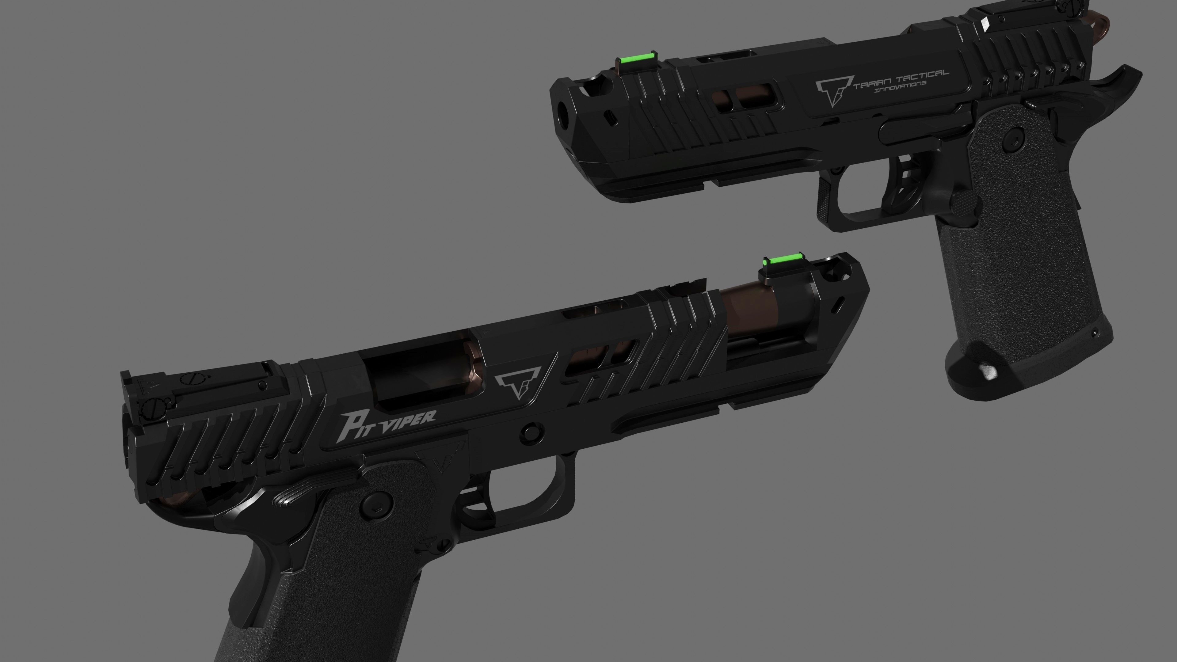3D model Taran Tactical Innovations TTI JW4 Pit Viper VR / AR / lowpoly CGTrader