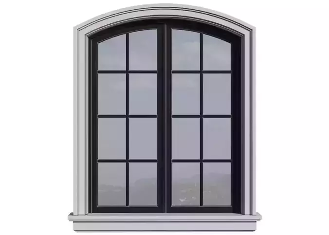 Arched Aluminium Window 