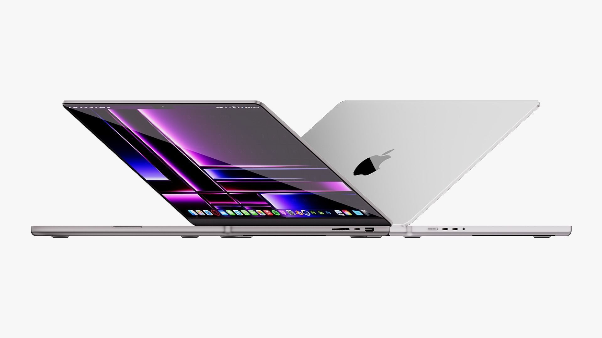 Apple MacBook Pro 16 Collection 2022 With Magic Mouse 3D model_2