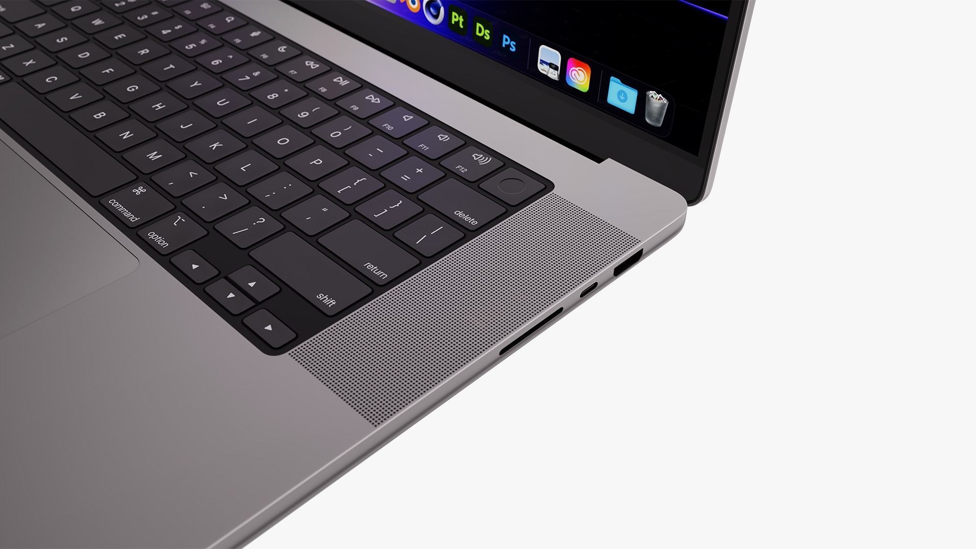 Apple MacBook Pro 16 Collection 2022 With Magic Mouse 3D model_23