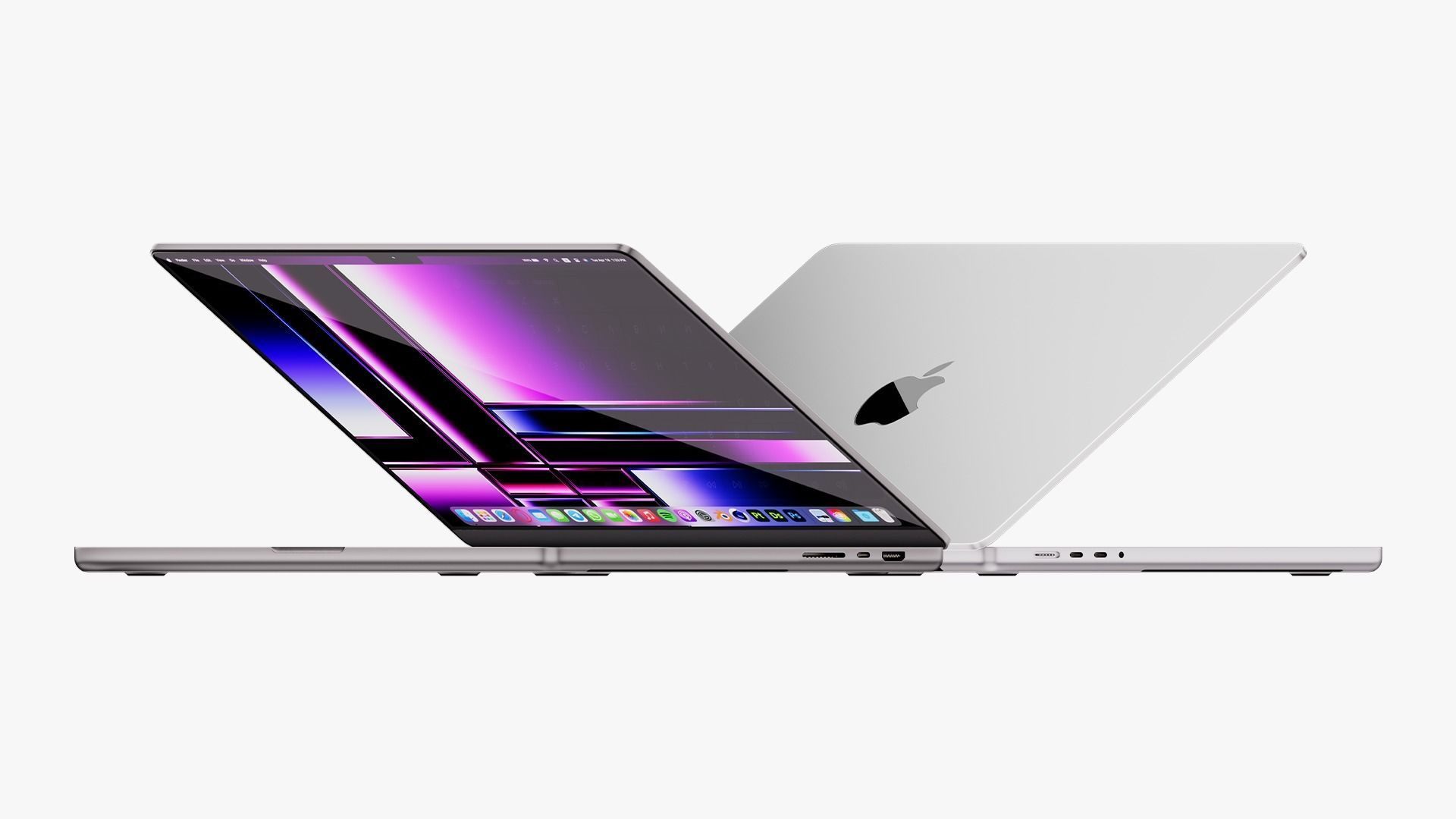 Apple MacBook Pro 16 Collection 2022 With Magic Mouse 3D model_4