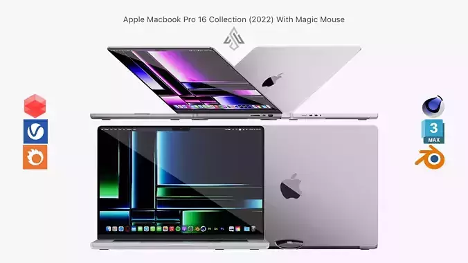 Apple MacBook Pro 16 Collection 2022 With Magic Mouse