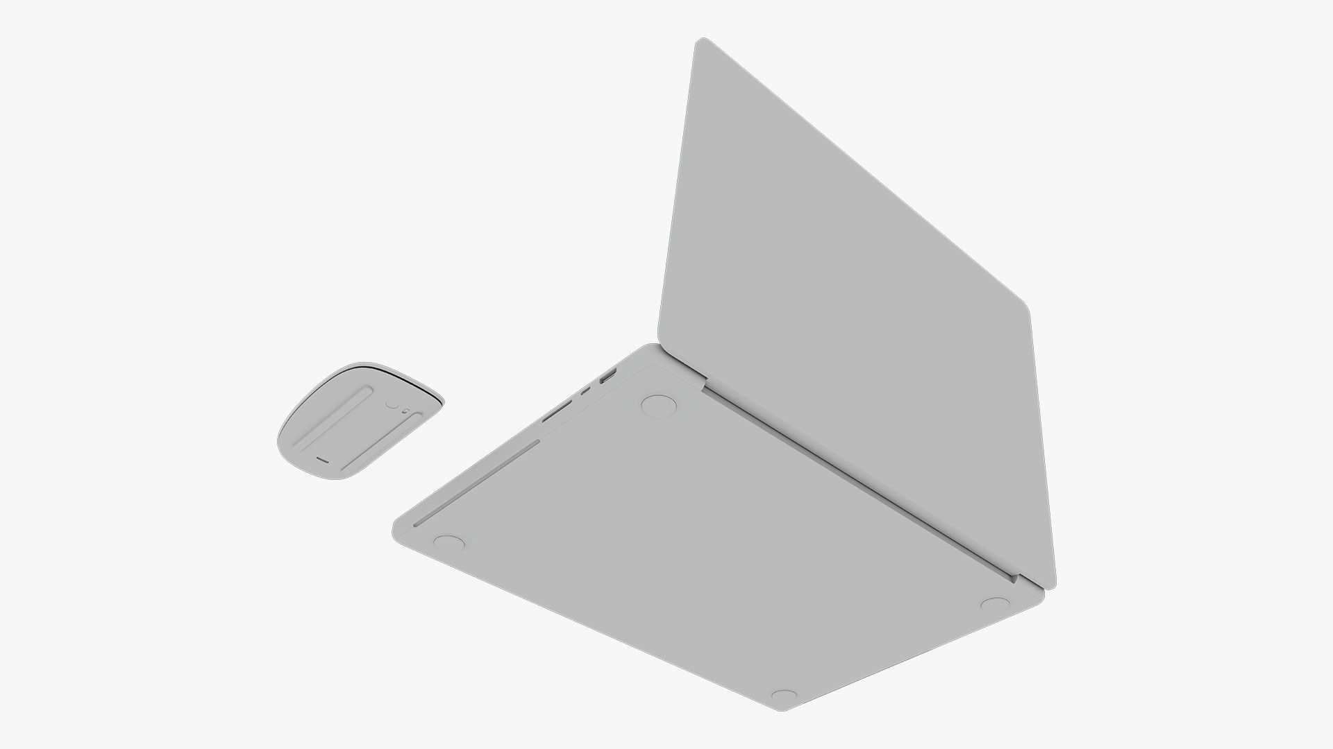 Apple MacBook Pro 16 Collection 2022 With Magic Mouse 3D model_27