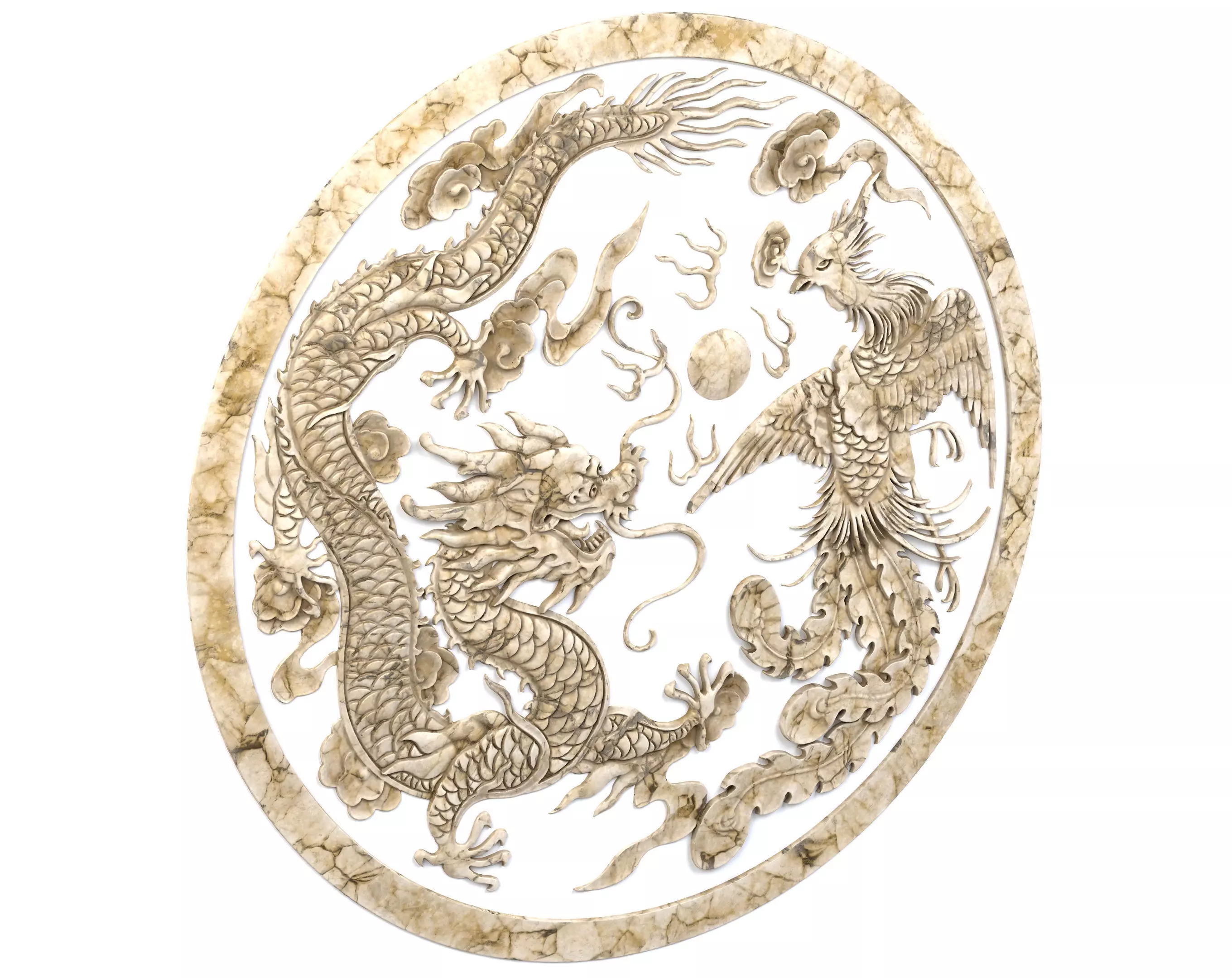 Dragon Ornament Vol 03-2 3D model_0