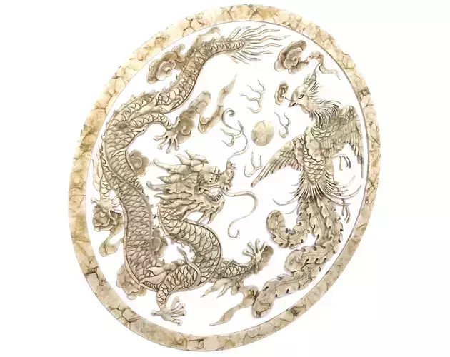 Dragon Ornament Vol 03-2 3D model