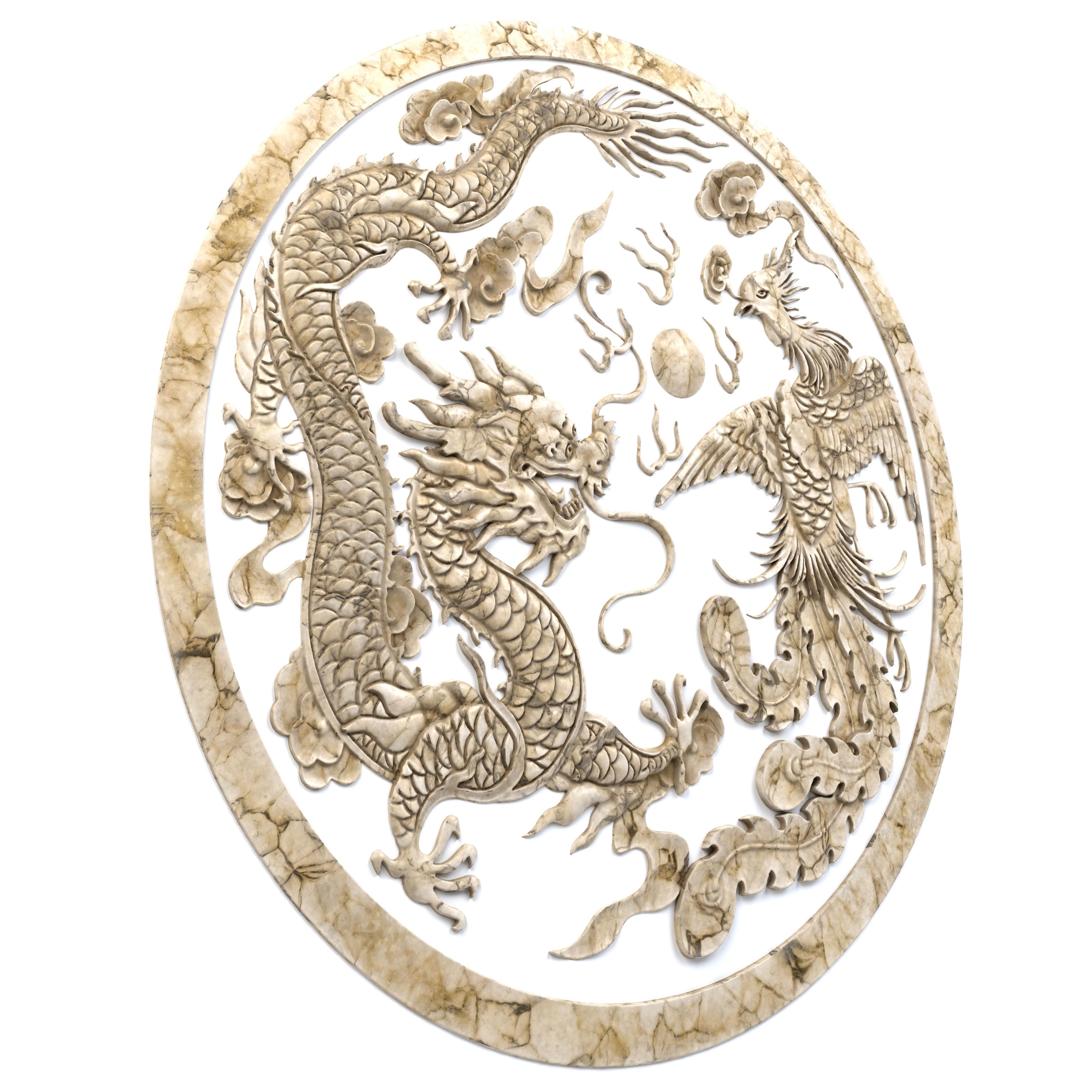 Dragon Ornament Vol 03-2 3D model_6