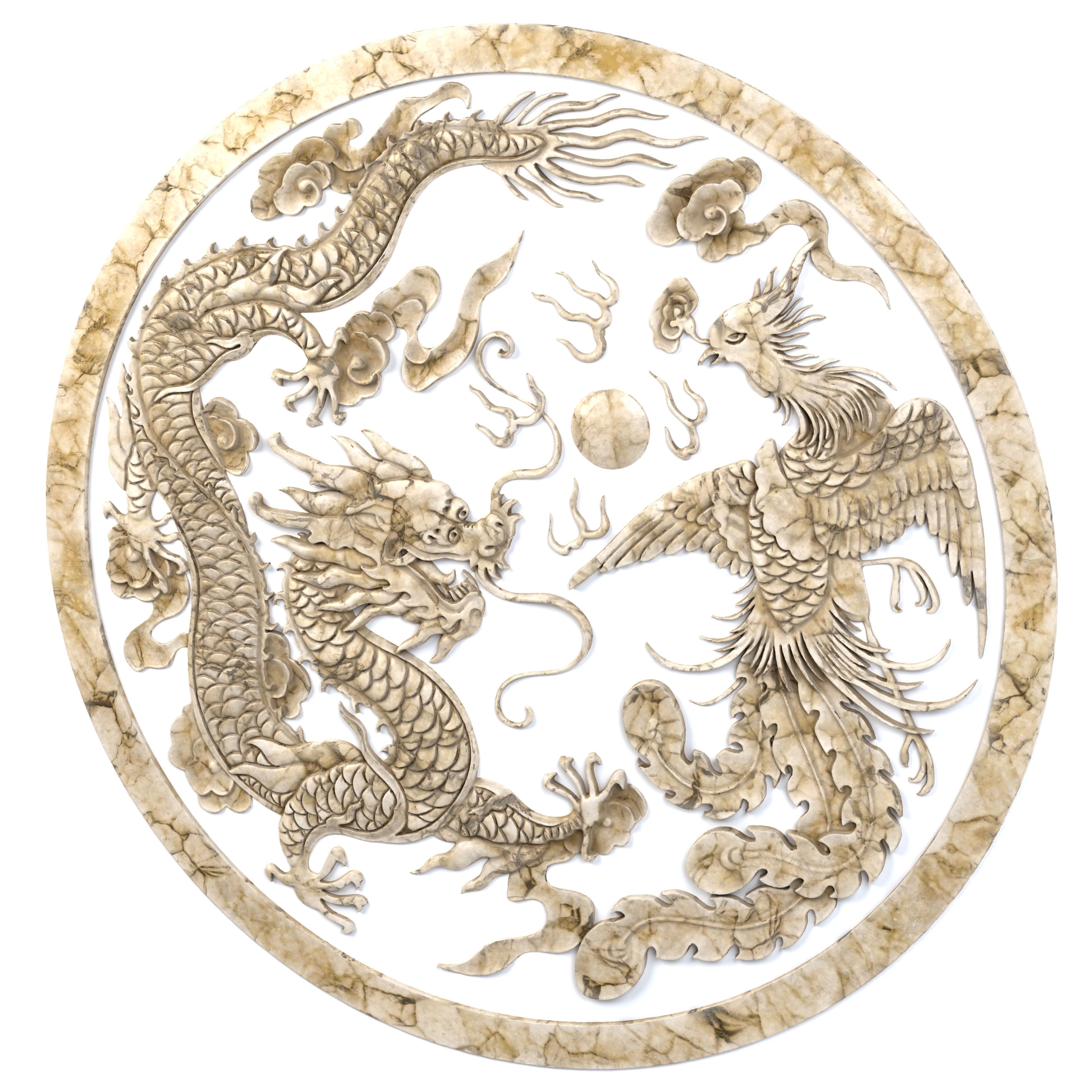 Dragon Ornament Vol 03-2 3D model_2