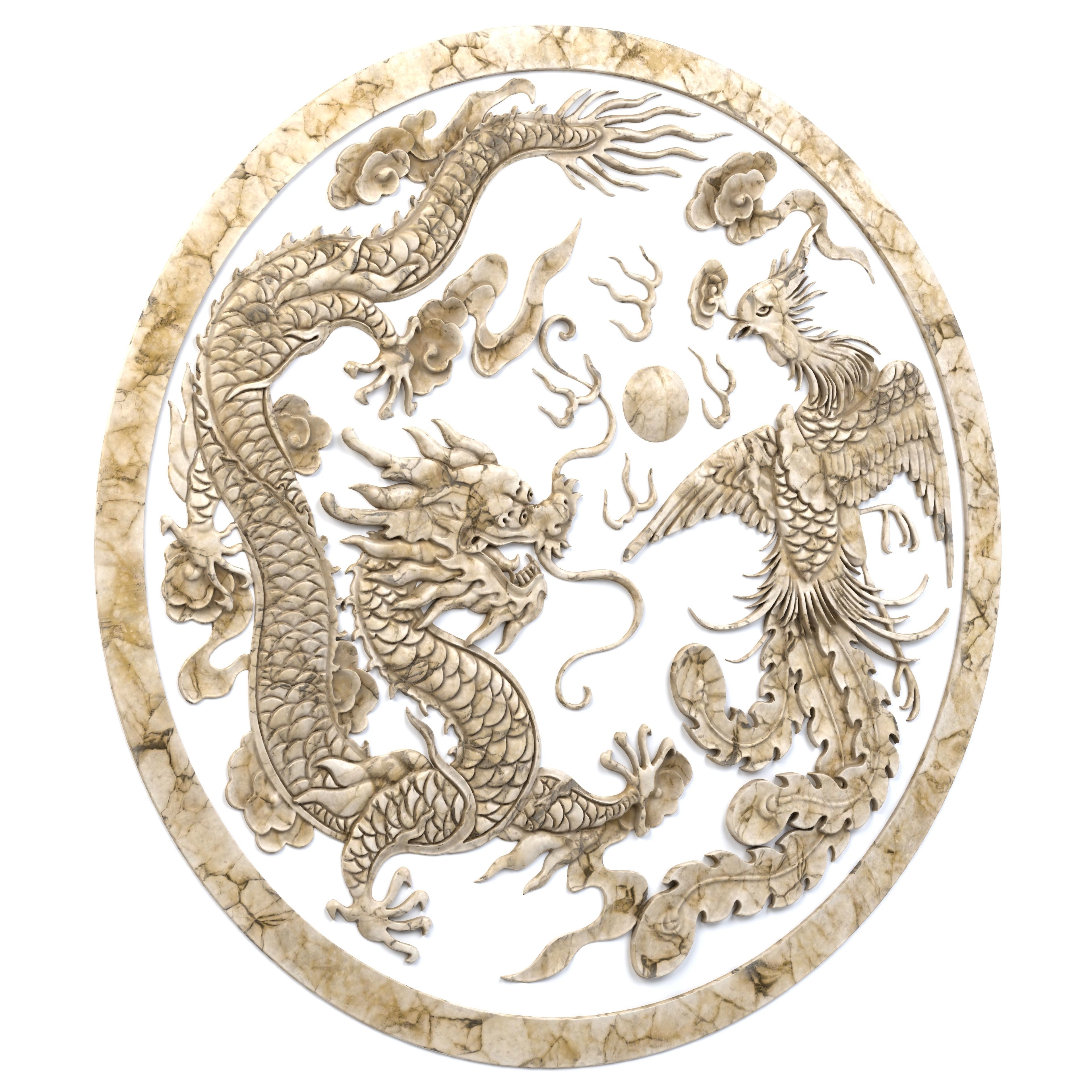 Dragon Ornament Vol 03-2 3D model_4