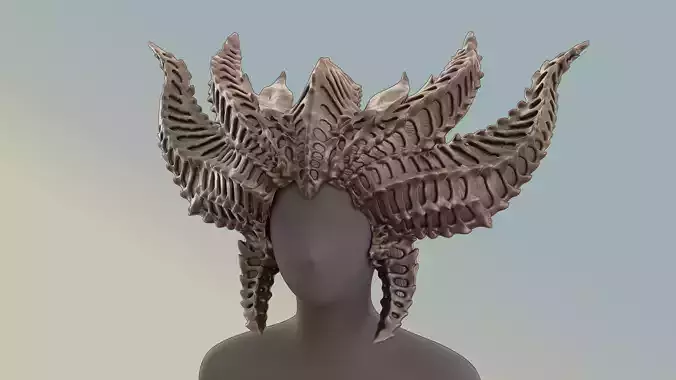 Diablo 4 Lilith Horns final trailer cosplay for cosplay 