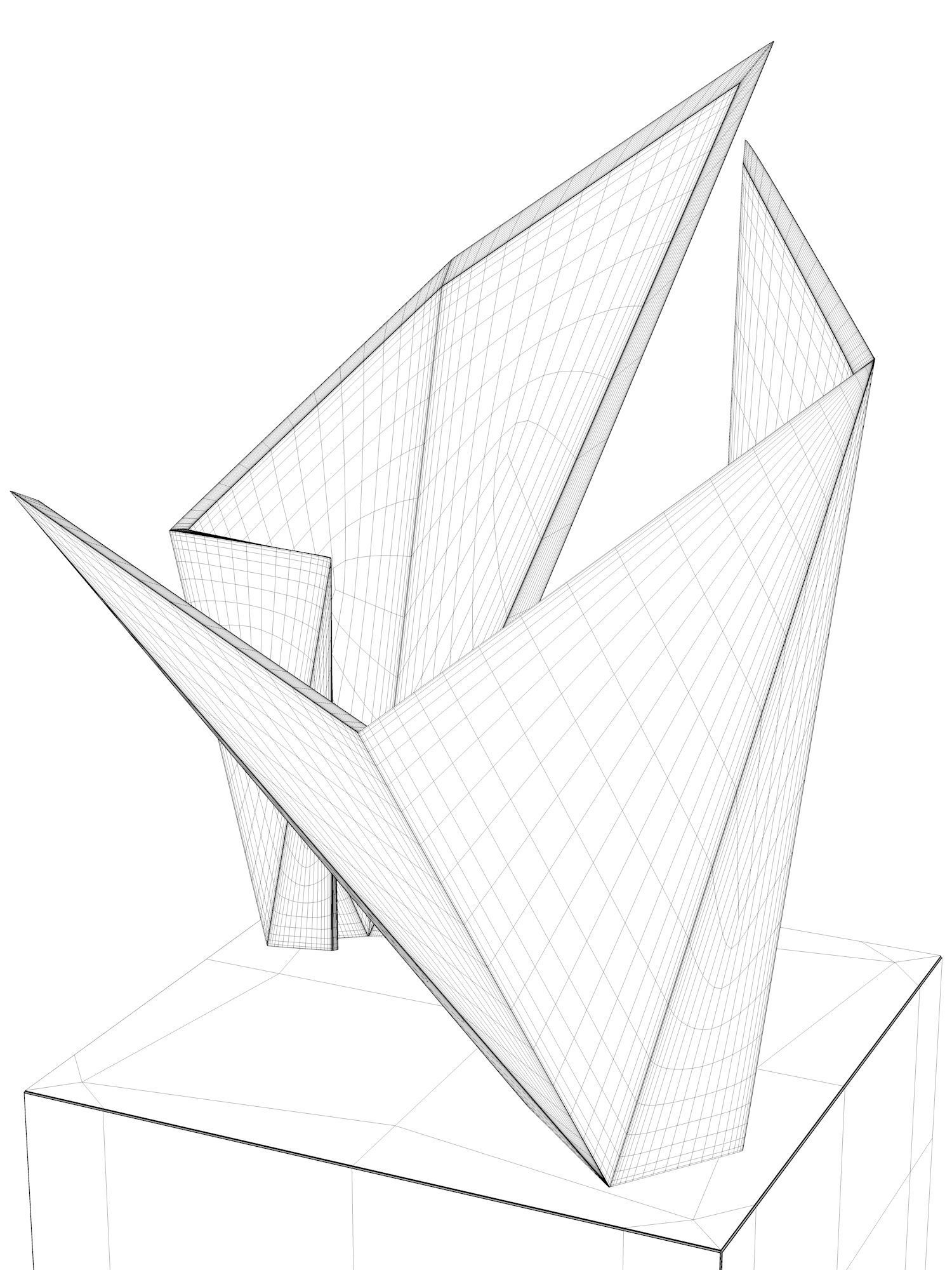 Hikari Sculpture 3D model_4