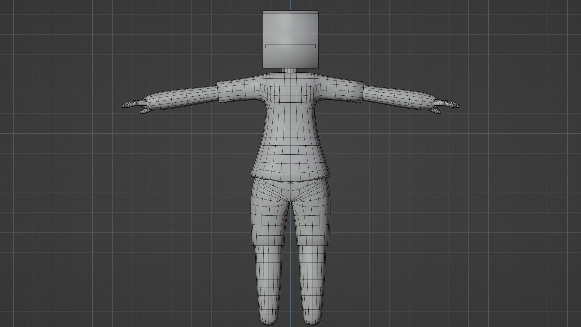 shy boy 3D model_5