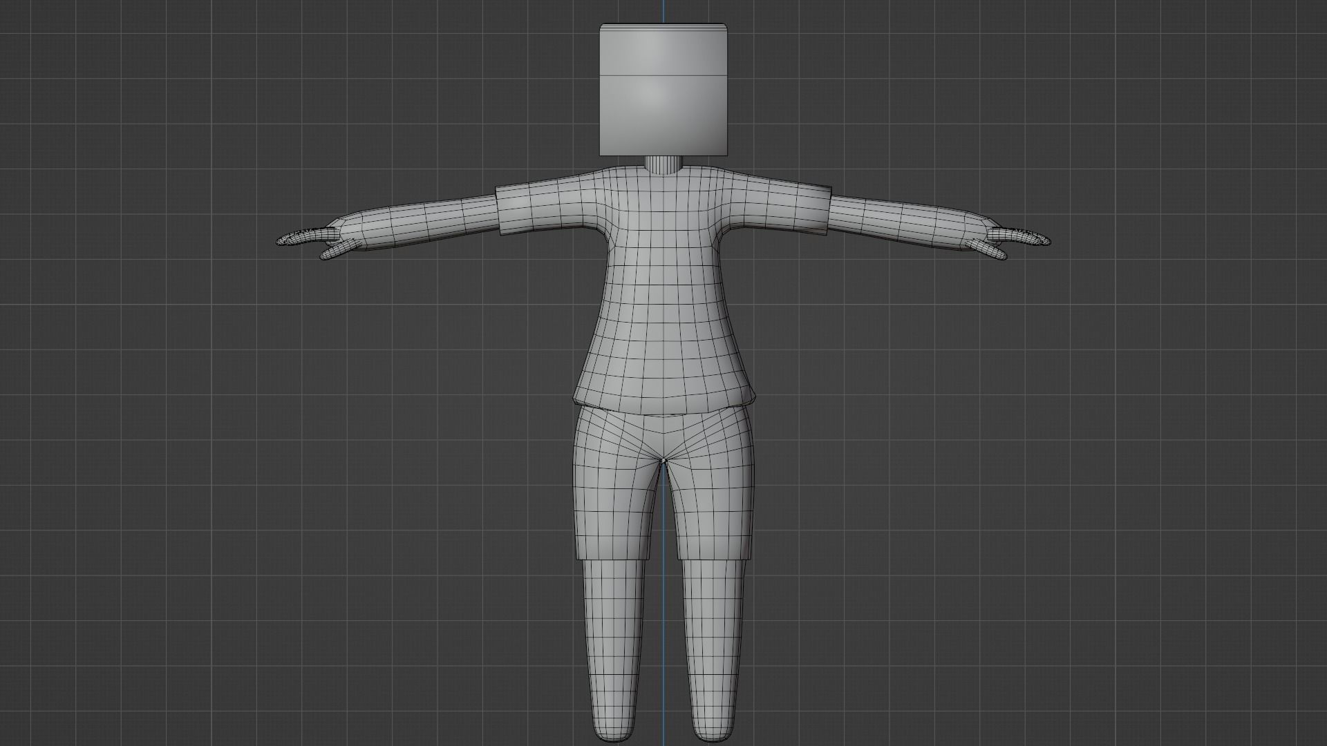 shy boy 3D model_3