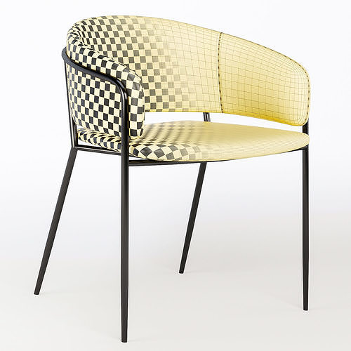 Runnie dinning chair 3D model 7