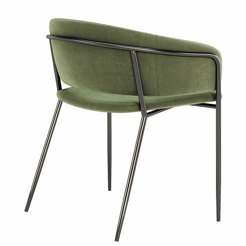 Runnie dinning chair 3D model 6