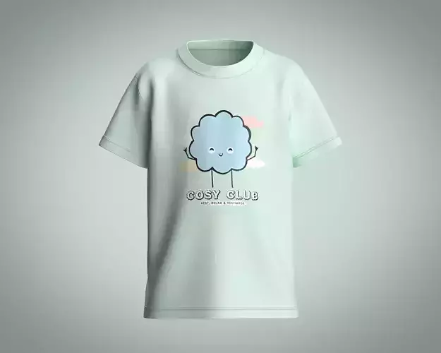 Kids T-Shirt Cosy Club 3D model