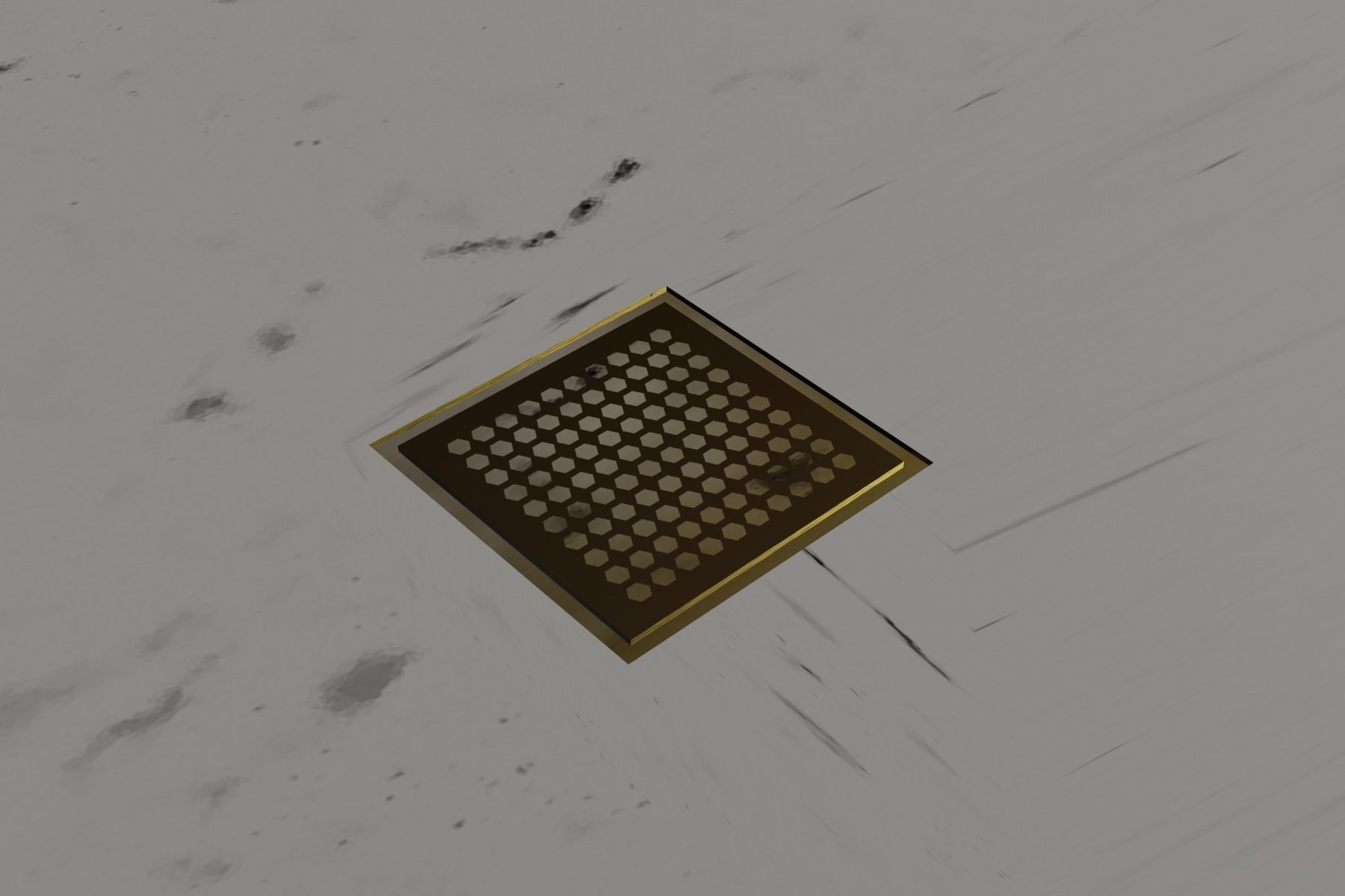 Cyberpunk bus stop concept project save water Low-poly 3D model_9