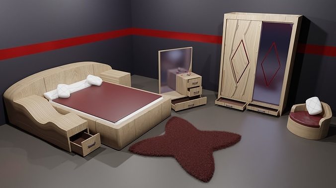 badroom 3D model