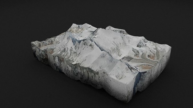 Everest Low-poly 3D model