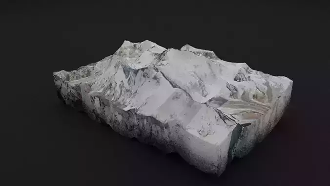 Everest Low-poly 3D model