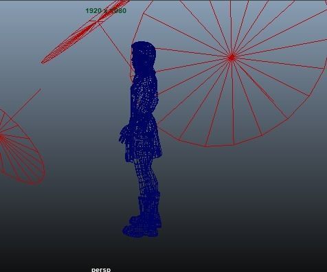 Professional Elegance The Uniformed Woman Low-poly 3D model_15