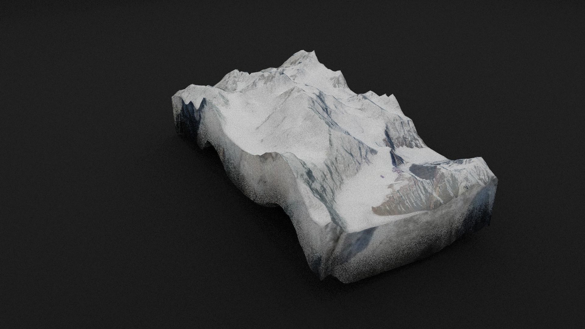 Gasherbrum III Low-poly 3D model_7