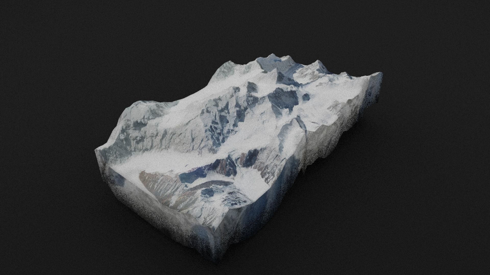Gasherbrum III Low-poly 3D model_6