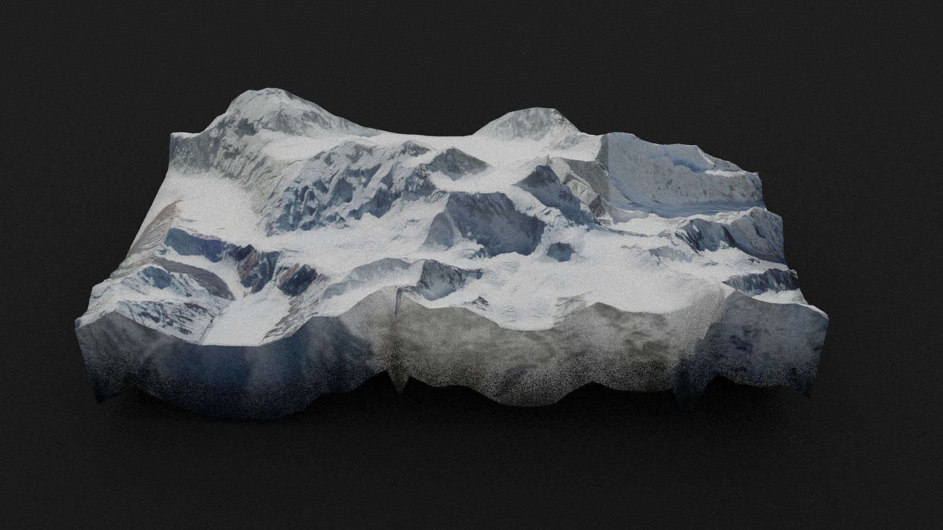 Gasherbrum III Low-poly 3D model_5