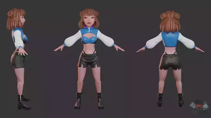 3d character 14 3D model