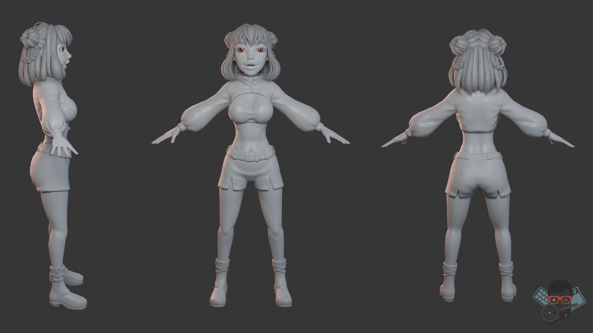 3d character 14 3D model_1