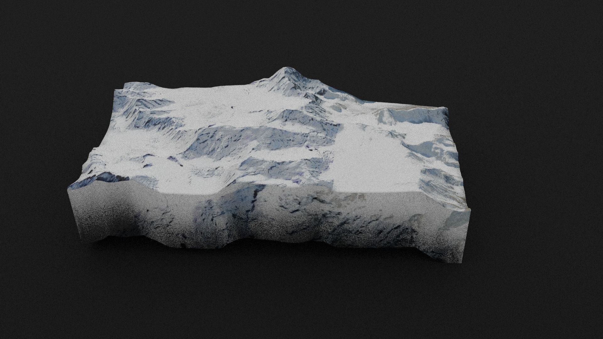 Ghent Kangri Low-poly 3D model_5