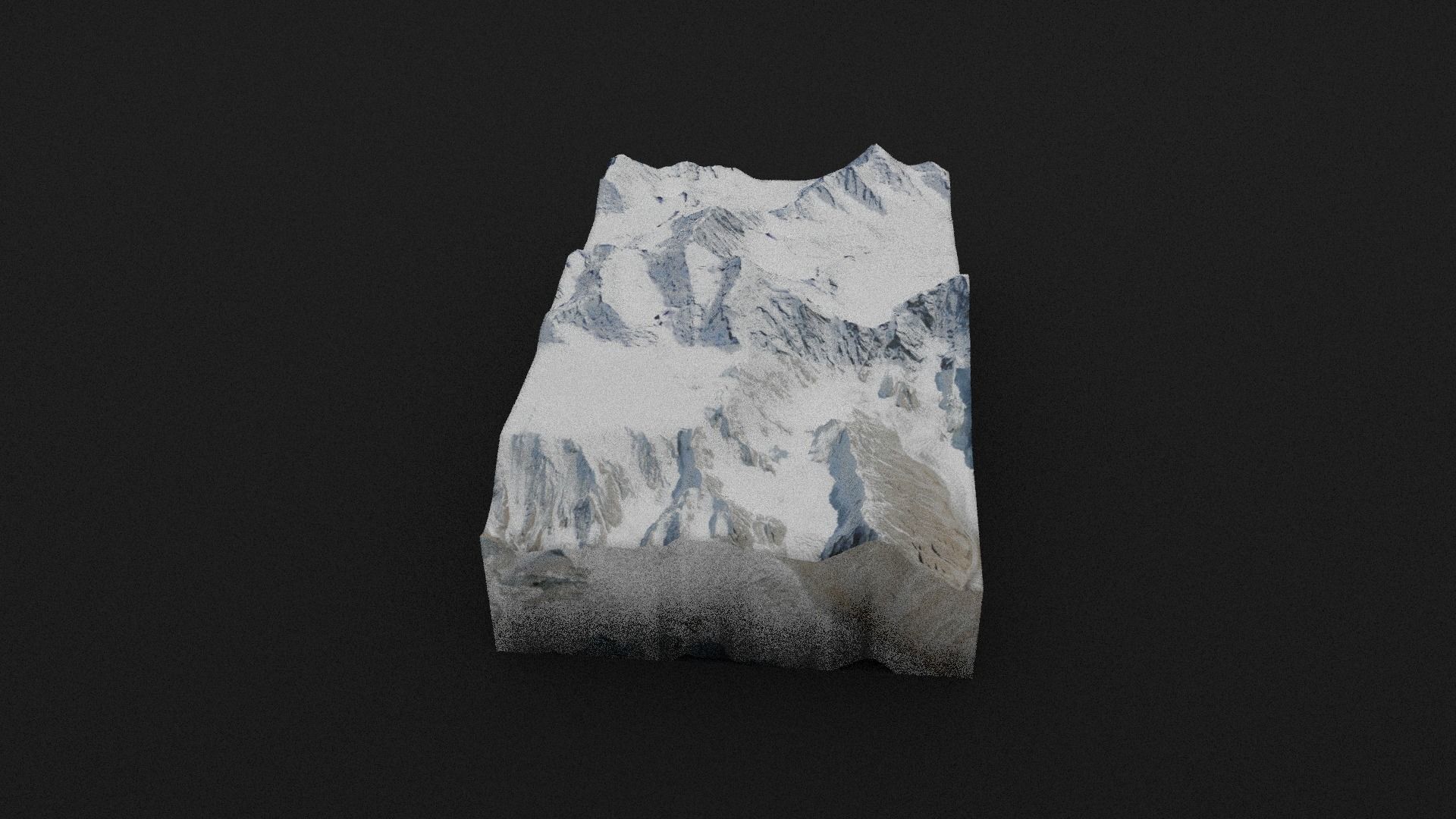 Ghent Kangri Low-poly 3D model_3